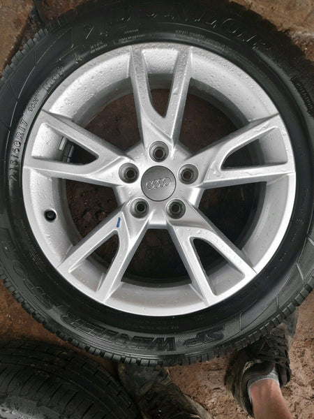 AUDI Q3 17" WINTER ALLOY WHEELS AND DUNLOP TYRES FULL SET