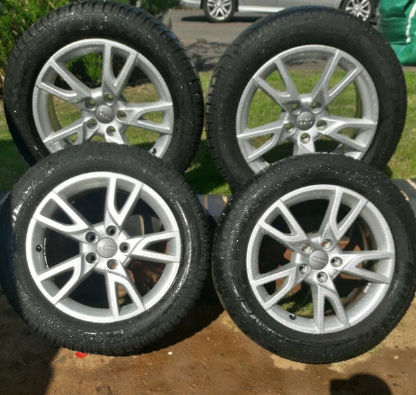 AUDI Q3 17" WINTER ALLOY WHEELS AND DUNLOP WINTER TYRES FULL SET