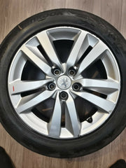 PEUGEOT MK2 308 NEW SHAPE 16" ALLOY WHEEL AND HANKOOK TYRE FULL SIZE SPARE  X1