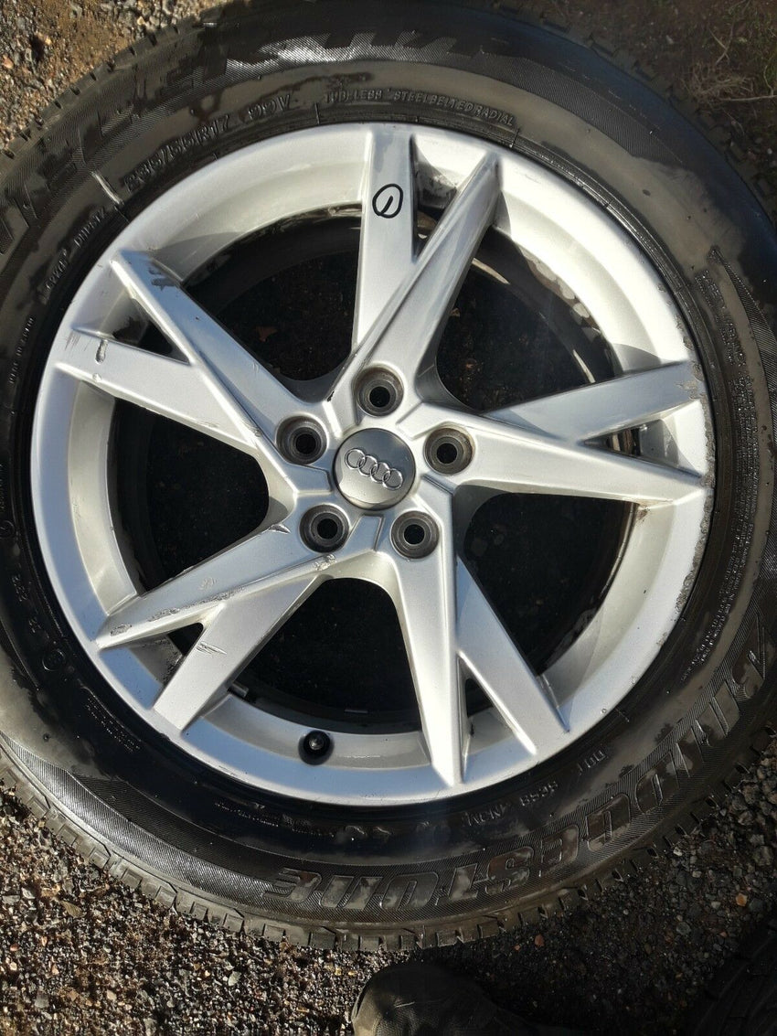 AUDI Q3 17" ALLOY WHEEL AND BRIDGESTONE TYRE FULL SIZE SPARE  X1