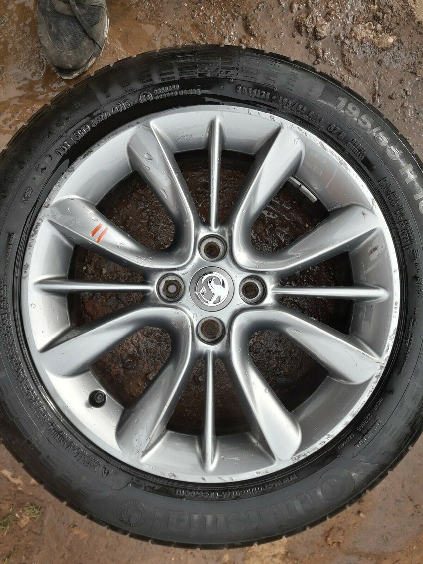 VAUXHALL ADAM 16" ALLOY WHEEL AND CONTINENTAL TYRE  FULL SIZE SPARE X1