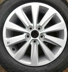 SEAT IBIZA TSI SE MK5 NEW SHAPE 15" ALLOY WHEEL AND TYRE FULL SIZE SPARE X