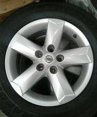 NISSAN QASHQAI 16" ALLOY WHEEL AND DUNLOP TYRE X1 FULL SIZE SPARE