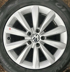 VW TIGUAN 17" ALLOY WHEEL AND DUNLOP  TYRE X1 FULL SIZE SPARE