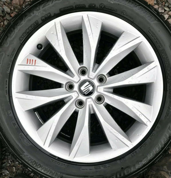 SEAT ATECA 17" ALLOY WHEEL AND BRIDGESTONE TYRE FULL SIZE SPARE X1