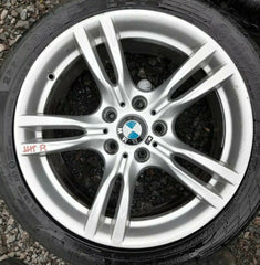 BMW 3 SERIES F30 F31 18" M SPORT STYLE 400M REAR ALLOY WHEEL AND CONTINENTAL TYR