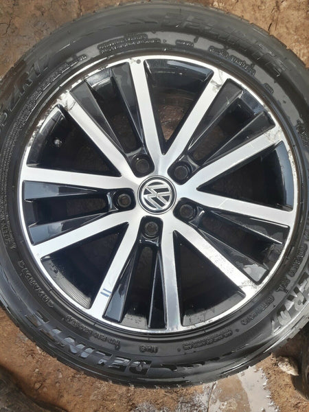 VW TRANSPORTER T6 HIGHLINE 17" ALLOY WHEEL X1 FULL SIZE SPARE