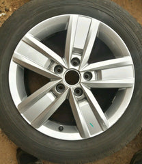 VW TRANSPORTER T6 HIGHLINE 17" ALLOY WHEEL AND CONTINENTAL TYRE X1