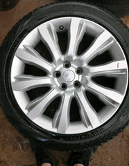 RANGE ROVER VOGUE L405 21" ALLOY WHEEL AND PIRELLI TYRE FULL SIZE SPARE  X1