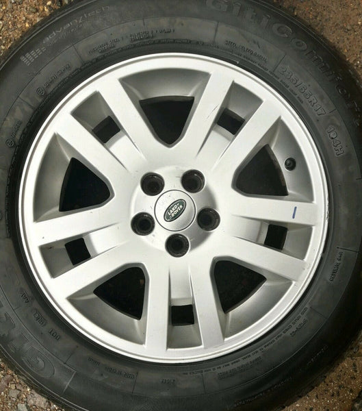 LAND ROVER FREELANDER 2 17" ALLOY WHEEL AND TYRE FULL SIZE SPARE  X1