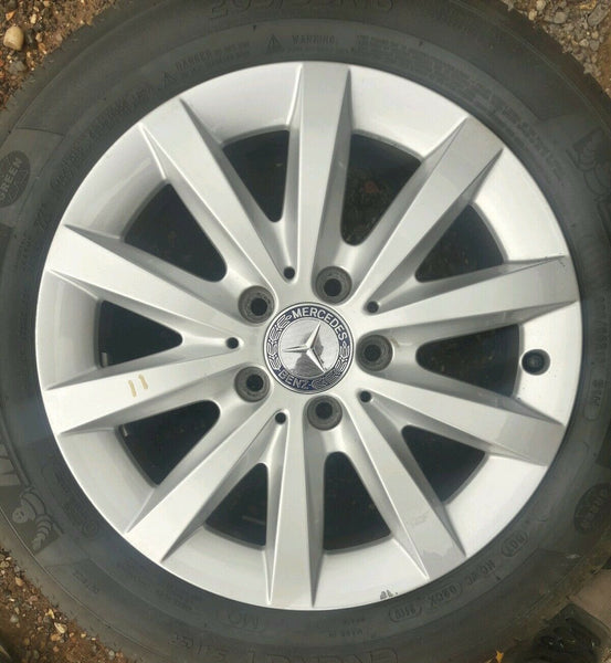 MERCEDES A CLASS W176 16" ALLOY WHEEL AND MICHELIN TYRE FULL SIZE SPARE X1