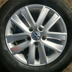 VW CADDY HIGHLINE 15" ALLOY WHEEL AND TYRE X1 FULL SIZE SPARE