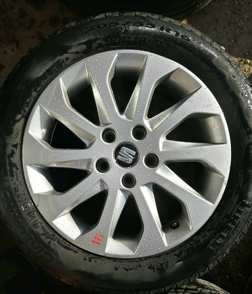 SEAT LEON MK3 16" ALLOY WHEEL AND PIRELLI TYRE FULL SIZE SPARE X1