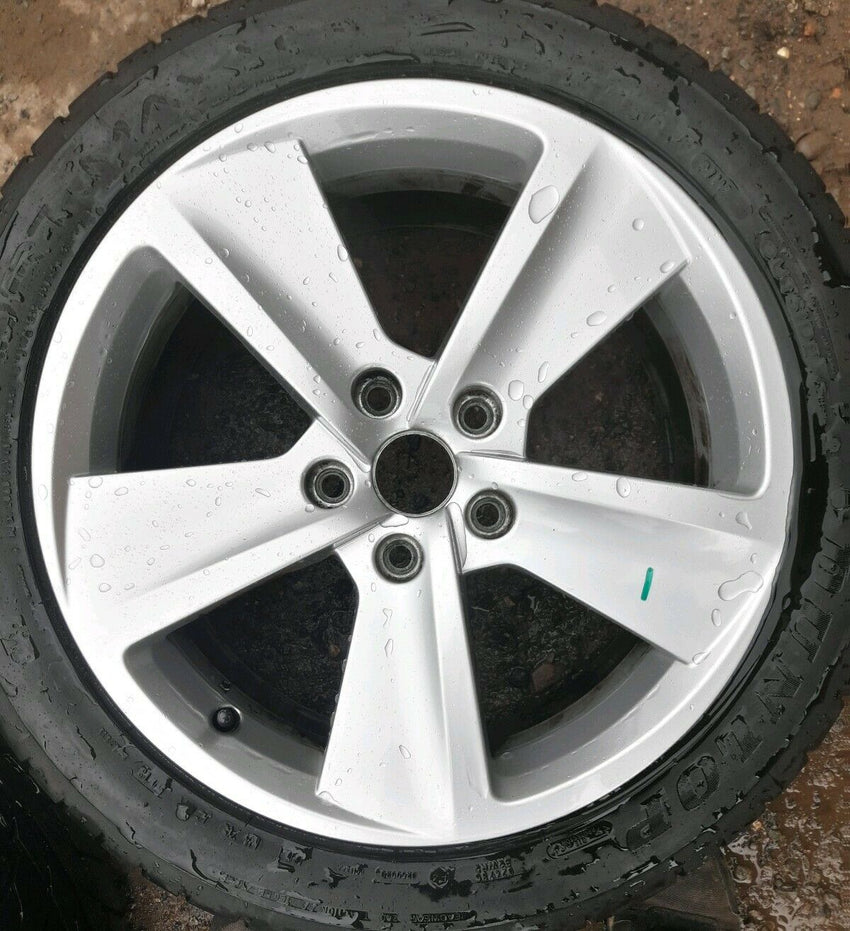 SEAT LEON FR MK3 17" ALLOY WHEEL AND DUNLOP TYRE FULL SIZE SPARE X1