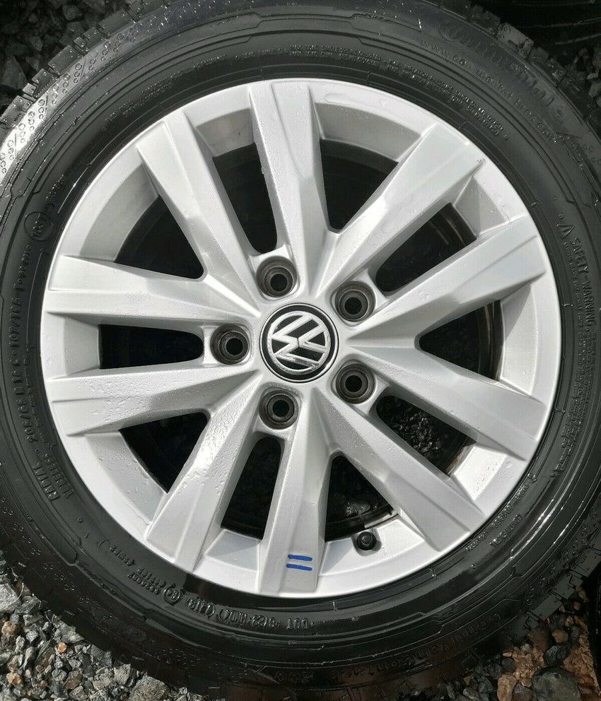 VW TRANSPORTER T6 HIGHLINE 16" ALLOY WHEEL AND CONTINENTAL TYRE FULL SIZE SPARE