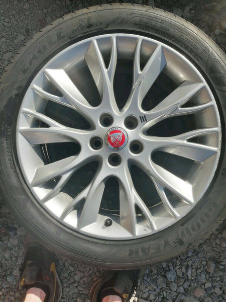 JAGUAR XF 18" ALLOY WHEEL AND GOODYEAR TYRE FULL SIZE SPARE X1