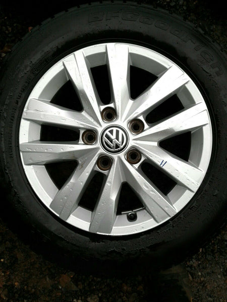 VW TRANSPORTER T6 HIGHLINE 16" ALLOY WHEEL AND TYRE FULL SIZE SPARE
