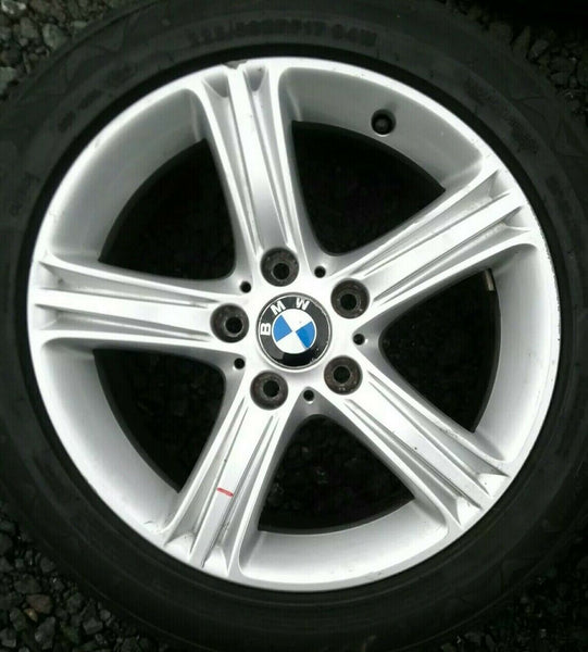 BMW 3 OR 4 SERIES F30 STYLE 393 17" ALLOY WHEEL AND  TYRE X1