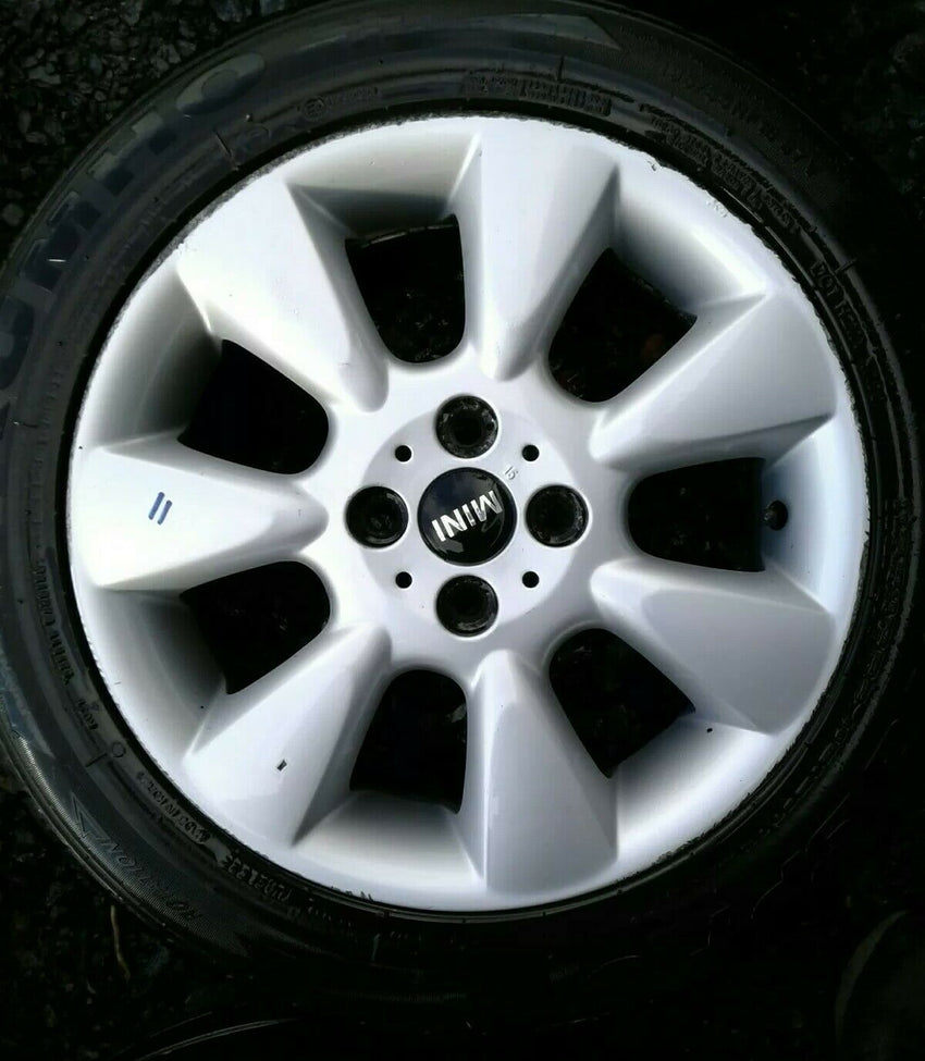 BMW MINI COOPER R50 16" ALLOY WHEEL KUMHO TYRE X1 FULL SIZE SPARE