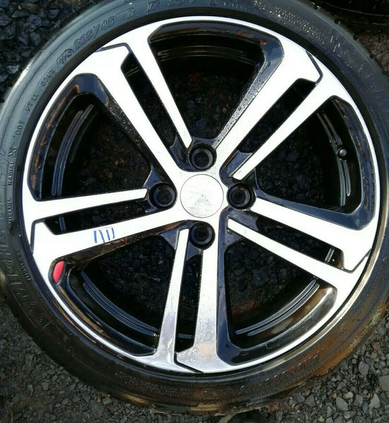 PEUGEOT 208 GTI GT LINE 17" ALLOY WHEEL AND MICHELIN TYRE  FULL SIZE SPARE X1